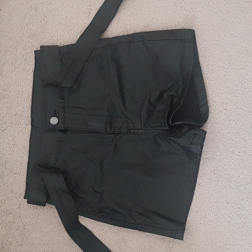 Faux Leather Shorts